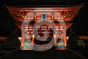 Entrance at shinto shrine