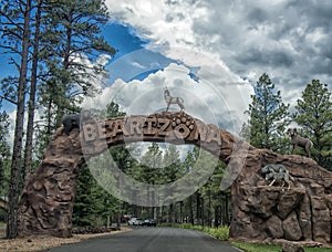 An Entrance Sign at Bearizona, Williams, Arizona