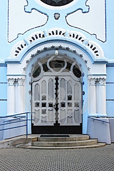 Entrance of St Elisabeth church, Bratislava