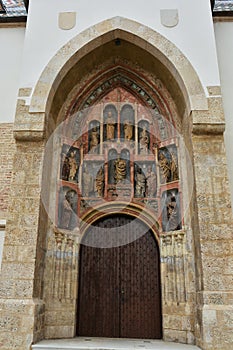 Entrance of the St. Mark`s Church