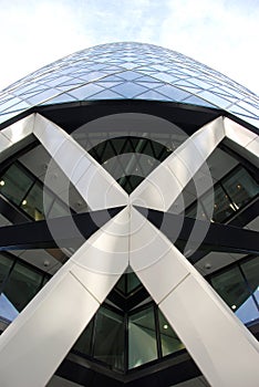 Entrance of St Mary Axe London