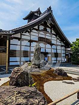 Entrance of TenryÃÂ«-ji, Heavenly Dragon Zen Temple in Kyoto, Japan