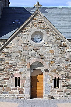 Entrance to the Aa Church.Denmark