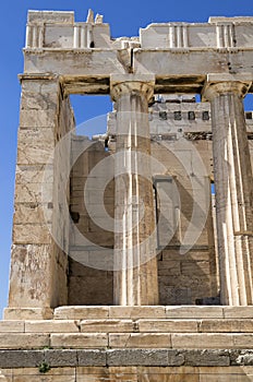 The entrance to the Acropolis, Athens, Greece