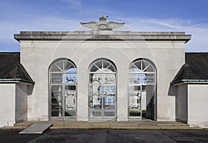 Entrance to the Air Forces Memorial at Runneymede