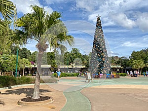 The entrance to Animal Kingdom at  Walt Disney World  in Orlando, Florida