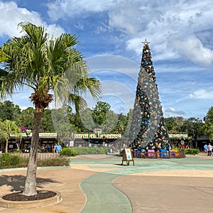 The entrance to Animal Kingdom at Walt Disney World in Orlando, Florida