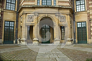 Entrance to Art Deco Palace in Eltham, Greenwich, London