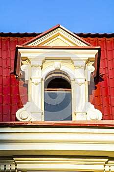 Entrance to the attic window