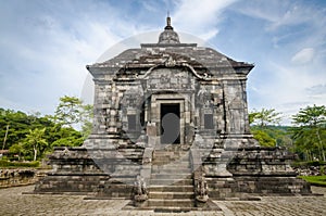 Entrance to Banyunibo Temple, Cepit Village, Bokoharjo, Prambanan District, Sleman Regency, Yogyakarta 26 December 2019