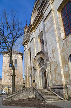 Entrance to Basilian monastery in Vilnius photo