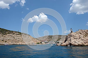 The entrance to the Bay Sevastopol city, Russian Federation.