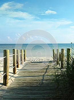 Entrance to the beach