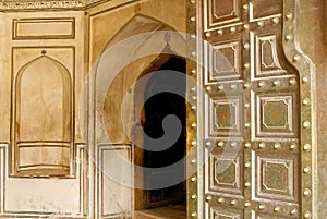 Entrance to a beautiful Amber Fort in India