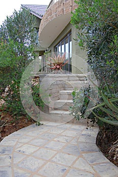 Entrance to beautiful modern home