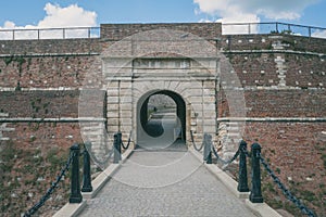 Entrance to Belgrade Fortress in Belgrade, Serbia