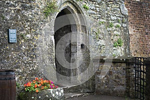 The entrance to Blarney Castle in Ireland.