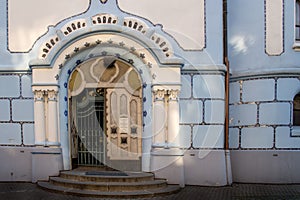 Entrance to Blue Church