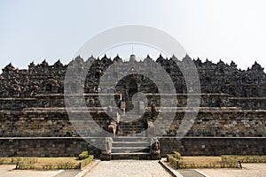 Entrance to Borobudur temple, Java, Indonesia