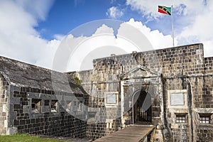 Entrance to Brimstone Hill Fortress in St. Kitts