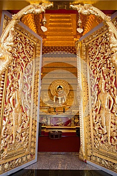 Entrance to Buddhist temple