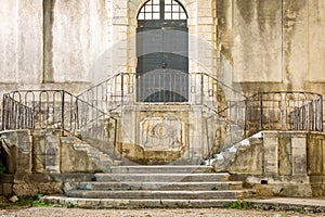 Entrance to a building in Dubrovnik