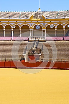 Entrance to bull arena, Seville, Spain