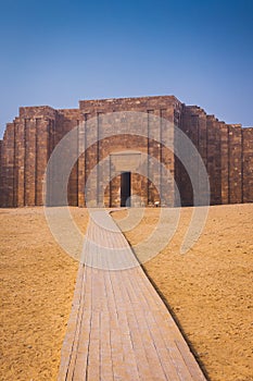 Entrance to burial complex in Saqqara