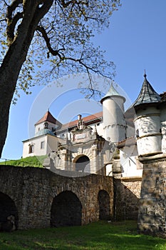 Entrance to the castle Nowy Wisnicz