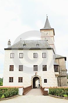 Entrance to castle Rozmberk