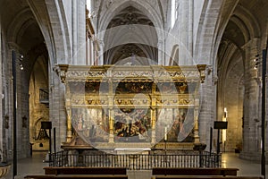 Entrance to the Cathedral of Santo Domingo de la Calzada, Rioja, photo