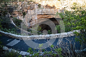 Entrance to the cave of Carlsbad Cavern National Park, New Mexico