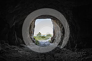 Entrance to the cave