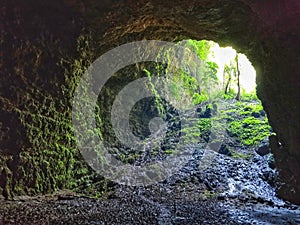 Jomblang cave entrance