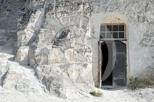 Entrance to the cave temple