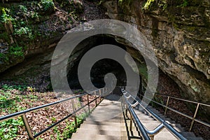The Entrance to the Caves Mouth at Mammoth Cave National Park