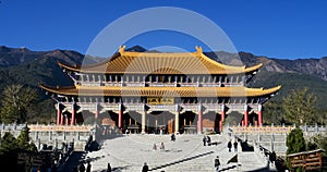 Entrance to Chongsheng Si Monastery