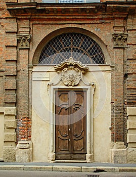 Entrance to the church Church of San Matteo alla Bacchette photo