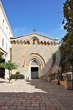 Entrance to the Church of St. Helena