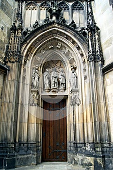 Entrance to the church of St. Lambert