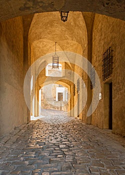 Entrance to the citadel in Calvi, Corsica