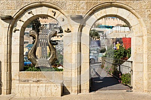 Entrance to City of David - the oldest part of Jerusalem