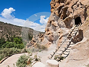 Entrance to Cliff dwellings photo