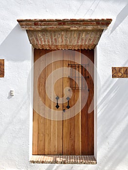 Entrance to a colonial house from the 1600th