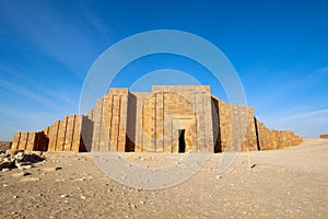 Entrance to the Columnal Hall of Sakkara, Egypt