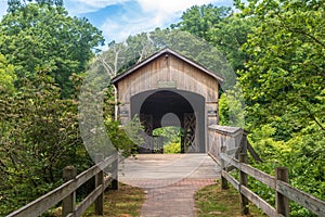 Entrance to the Comstock Bridge