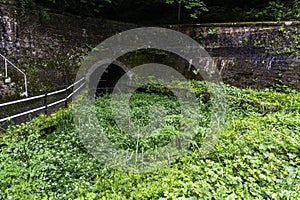 Entrance to the disused original Harecastle Tunnel