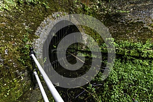 Entrance to the disused original Harecastle Tunnel