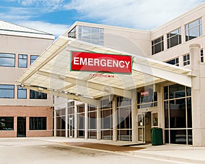 Entrance to emergency room