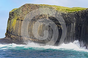 The entrance to Fingal\'s Cave on the isle of Staffa in Scotland